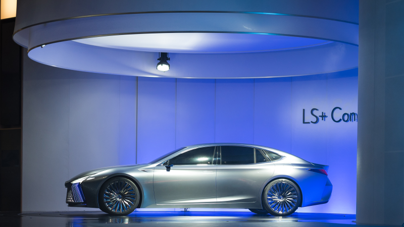 Illustration for article titled The Lexus LS+ Concept Is Built To Drive Itself In A City